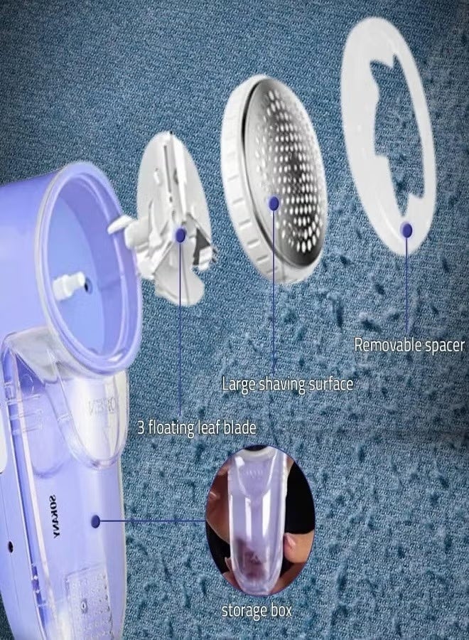 سوكاني مزيل الوبر الكهربائي القابل لإعادة الشحن من سوكاني، لون أزرق رائع - Image 2